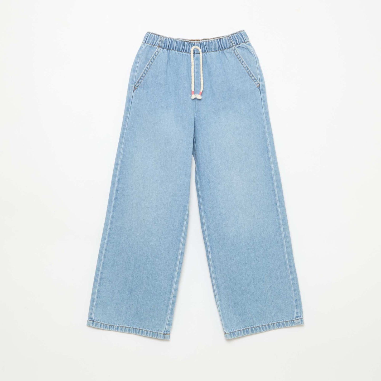 Wide-leg jogger pants BLUE