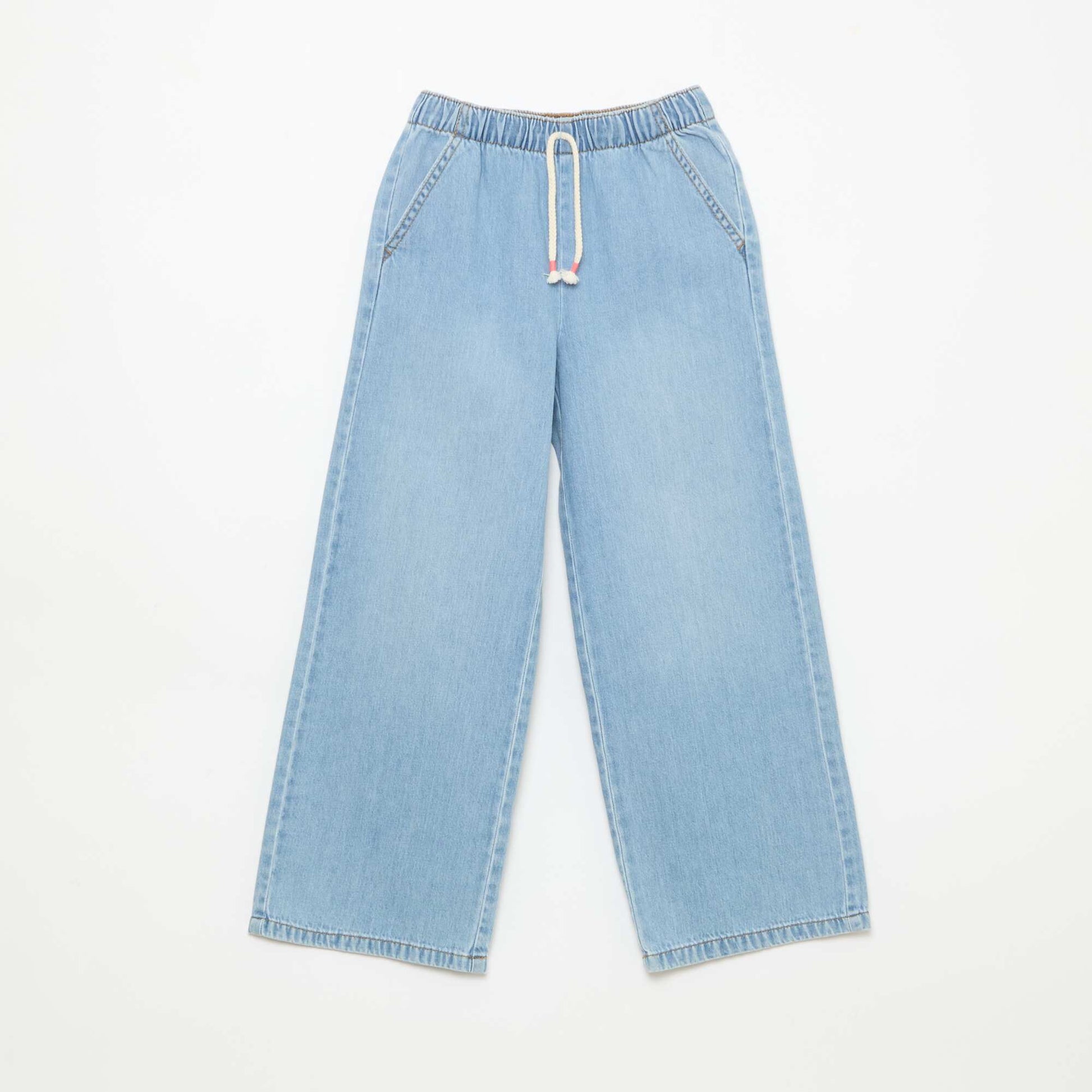 Wide-leg jogger pants BLUE