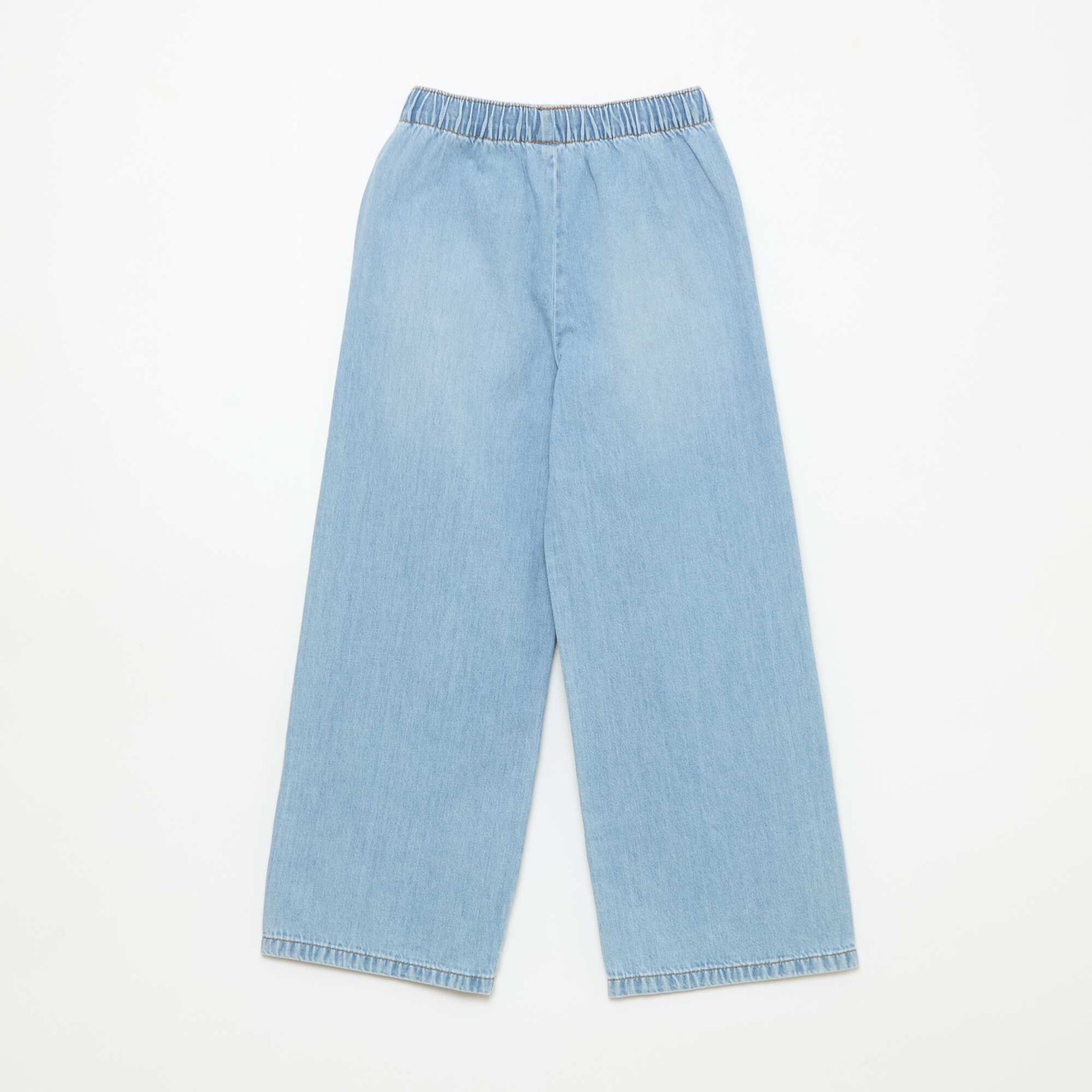 Wide-leg jogger pants BLUE