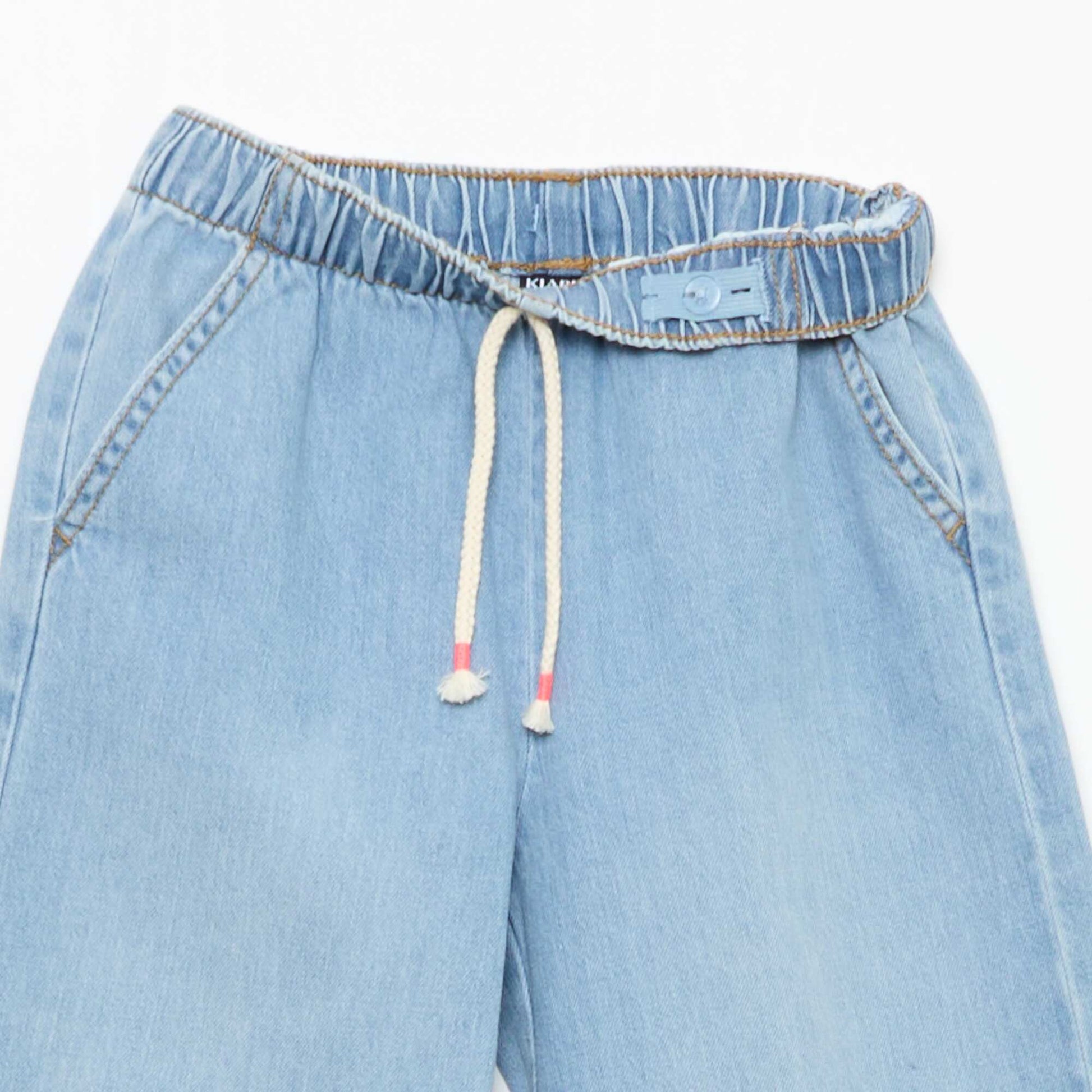 Wide-leg jogger pants BLUE