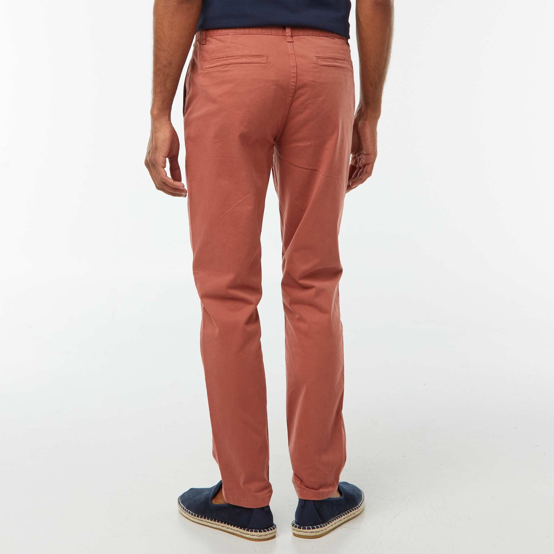 Slim Fit Chino Trousers PINK