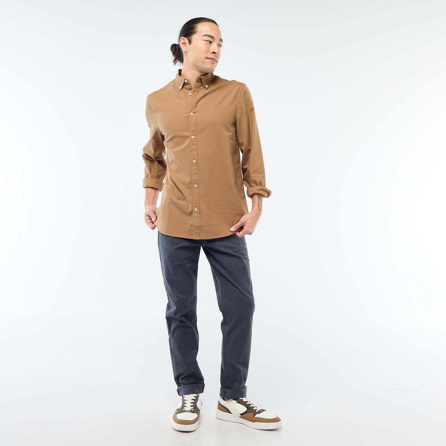 Slim-fit chinos BLUE