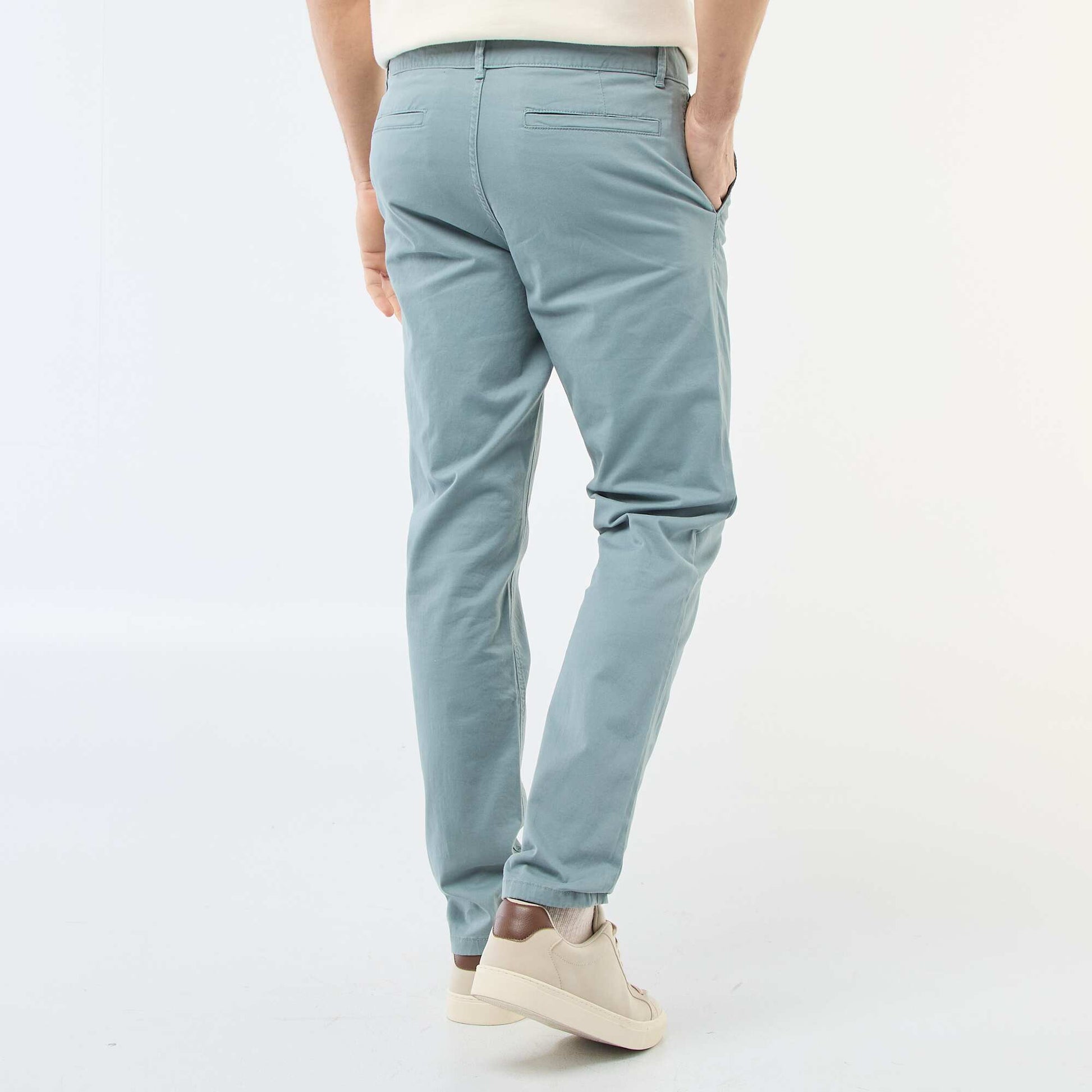 Slim-fit chinos BLUE