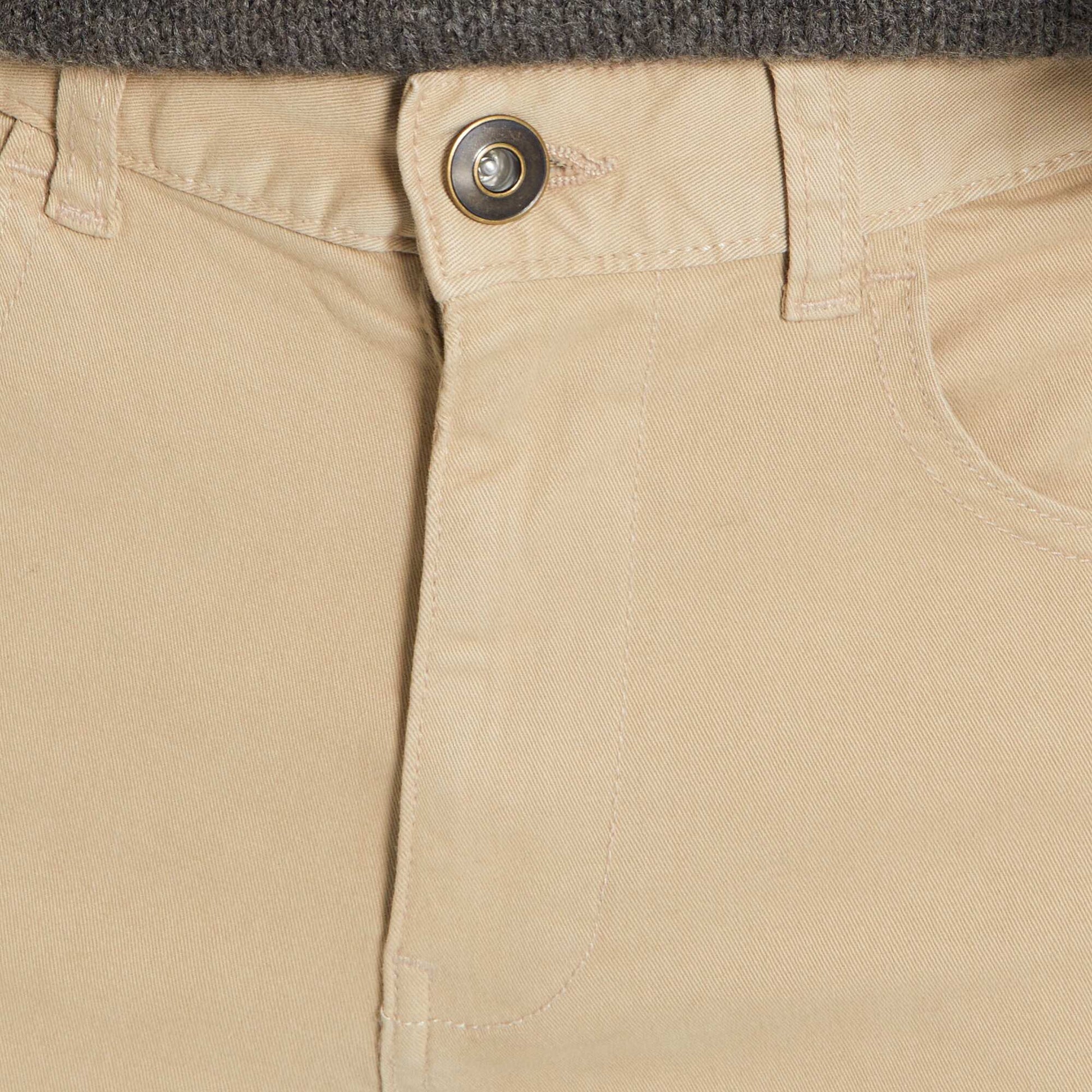 Slim Fit 5-Pocket Chinos - L32 BEIGE