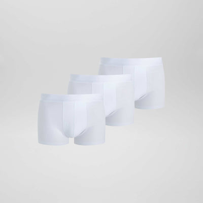 Pack of 3 plain boxers WHITE