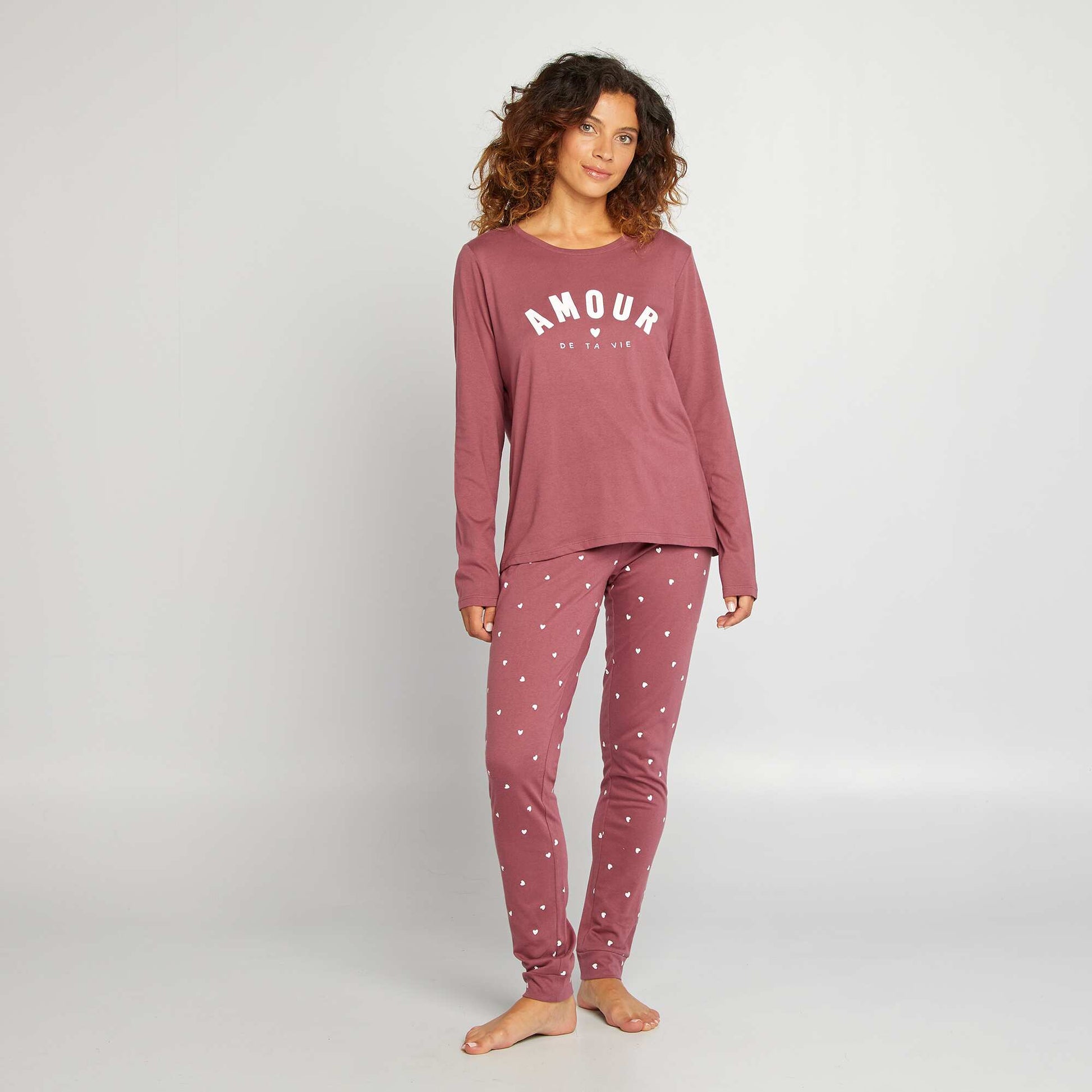 Jersey Pyjama Set - 2 Piece RED