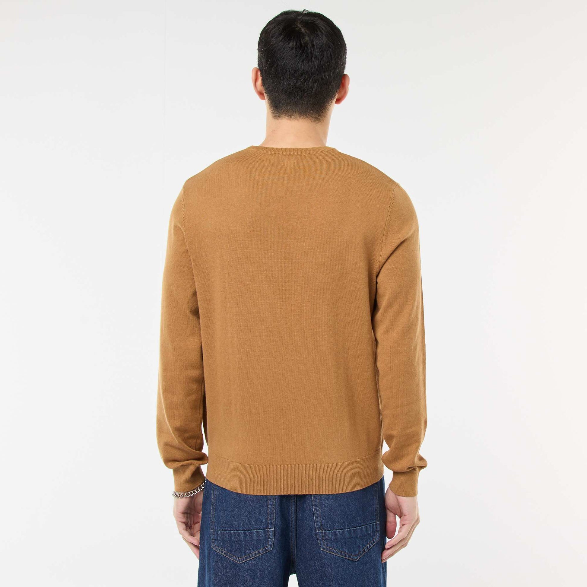 Round neck sweater BEIGE