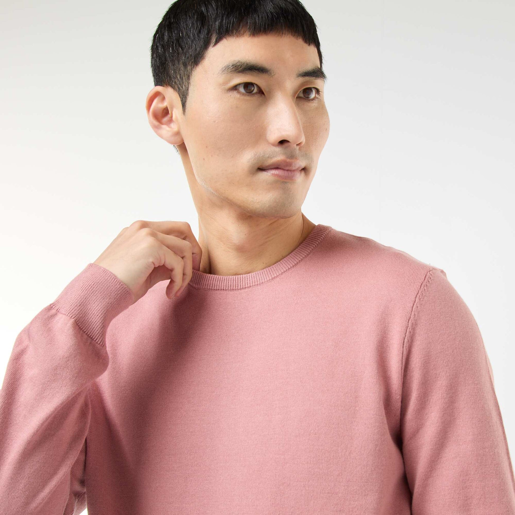 Round neck sweater PINK