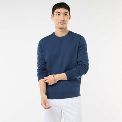 Round neck sweater BLUE