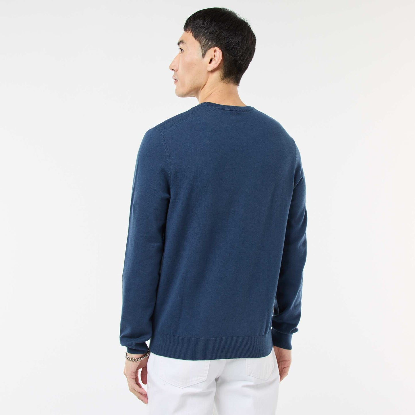 Round neck sweater BLUE