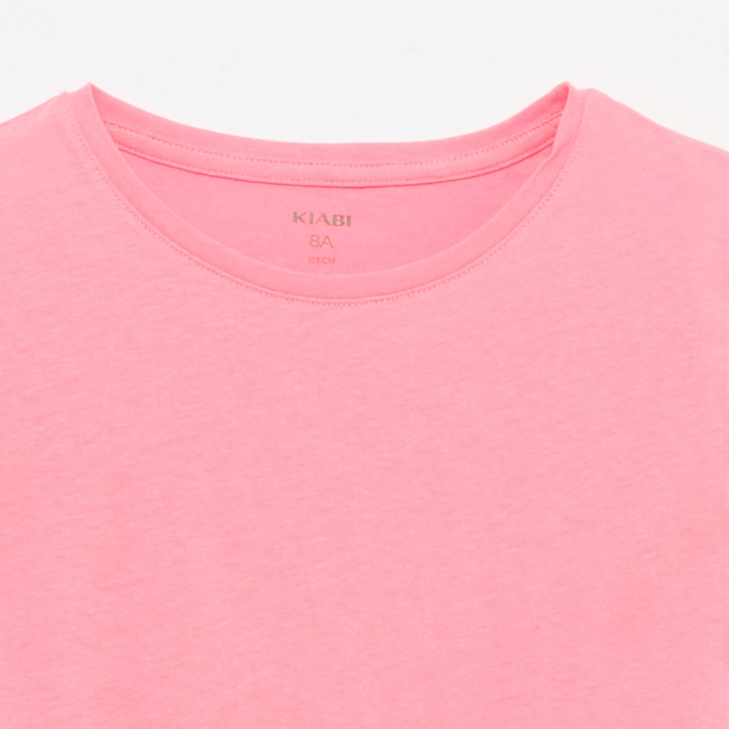 Plain jersey T-shirt PINK
