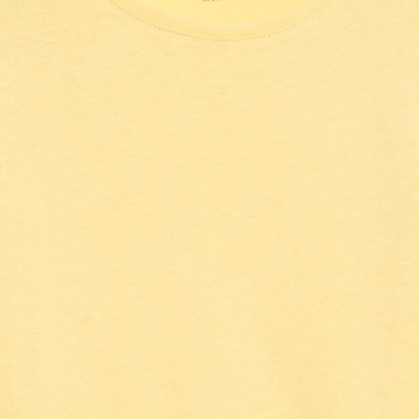 Plain jersey T-shirt YELLOW