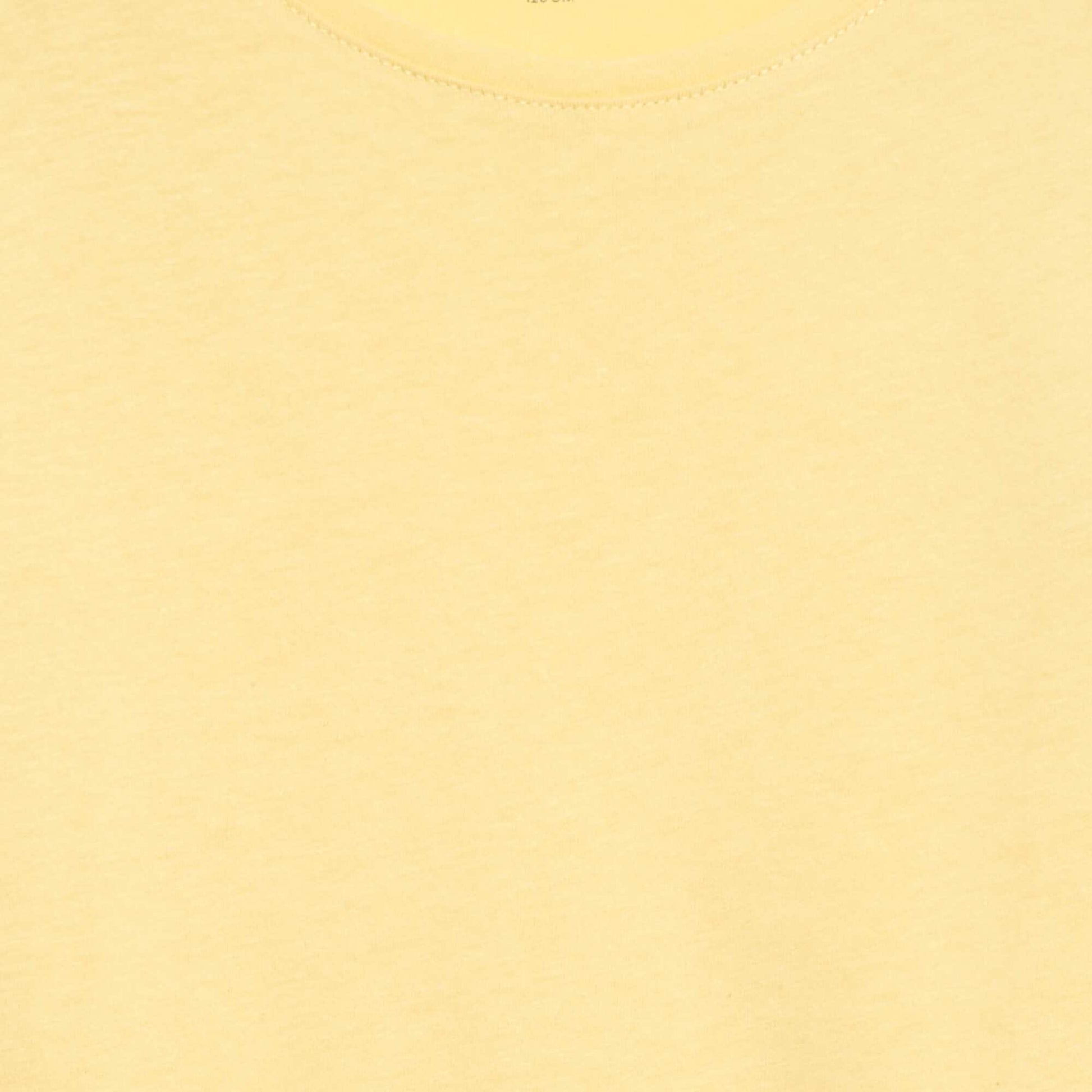 Plain jersey T-shirt YELLOW